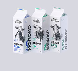奶瓶铅笔绘画奶牛乳制品食品插图包装设计