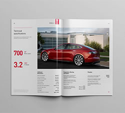 TESLA特斯拉汽车模型概念信息画册设计-Serge Mist