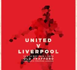 U.N.I.T.E.D曼彻斯特联队足球海报设计